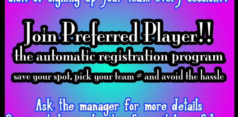 Join Preferred Player!
